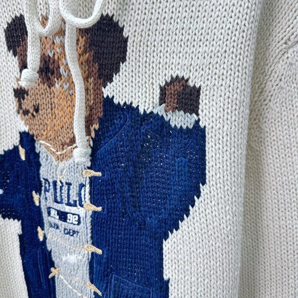 Ralph Lauren Cream Sweater with BearDesign - Picture 4 of 10